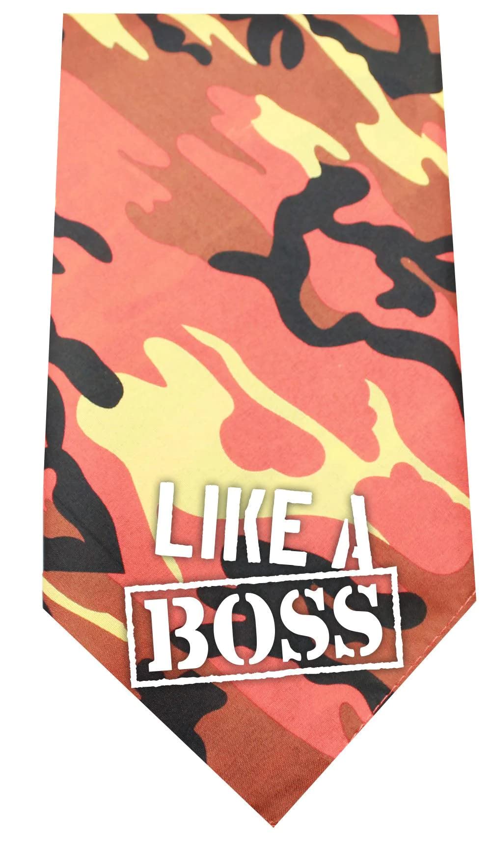Mirage Pet Products Like a Boss Screen Print Bandana for Pets, Small, Light Pink
