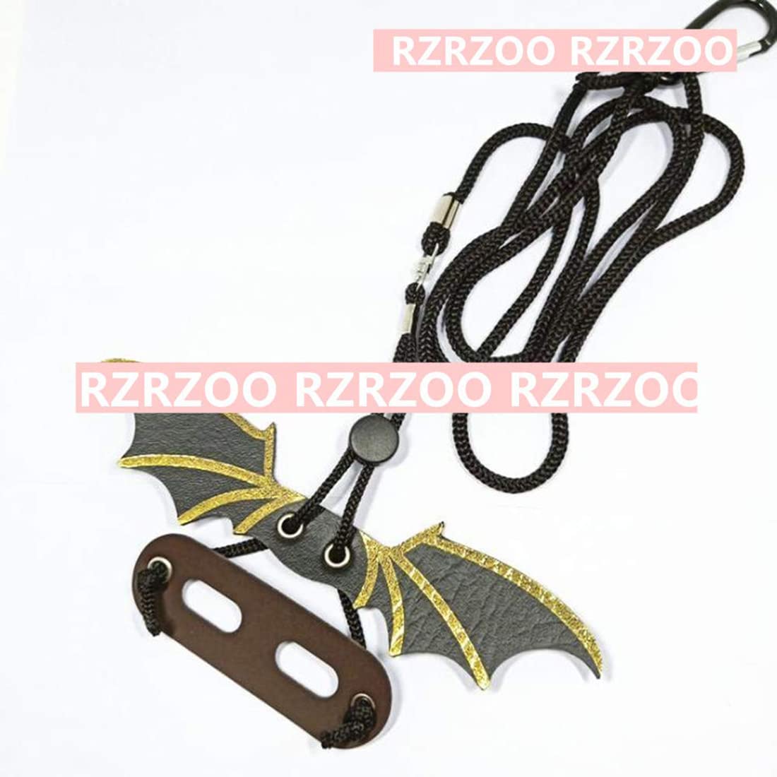Adjustable Lizard Leash Bearded Dragon Harness Cool Leather Wings Safety Walking Leash(S,M,L,3Pack)