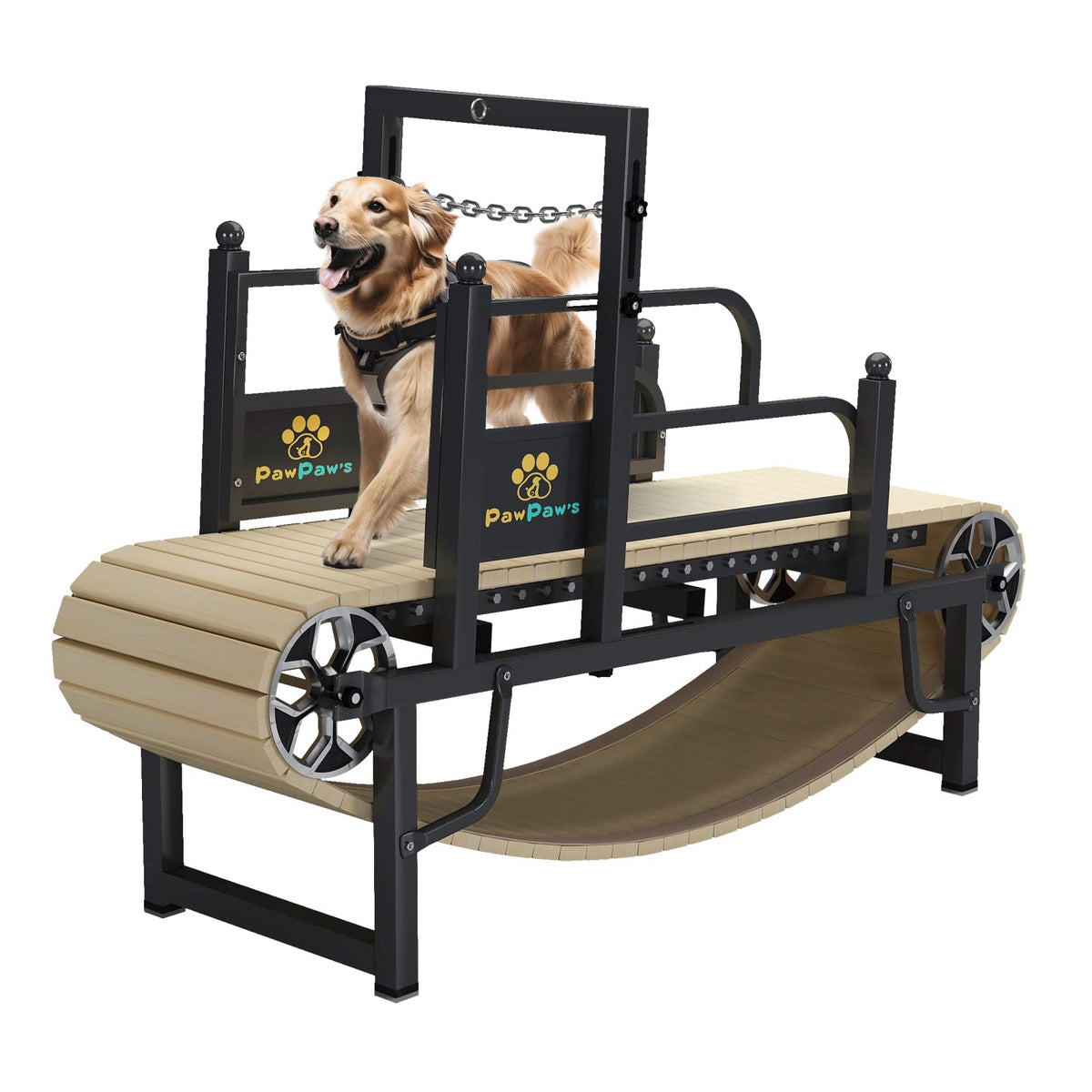 Pawpaw'S Dog Treadmill For Large Dogs, Medium Dogs. Dog Slatmill For Healthy & Fit Dog Life, Dog Treadmill For Indoor & Outdoor (Large)