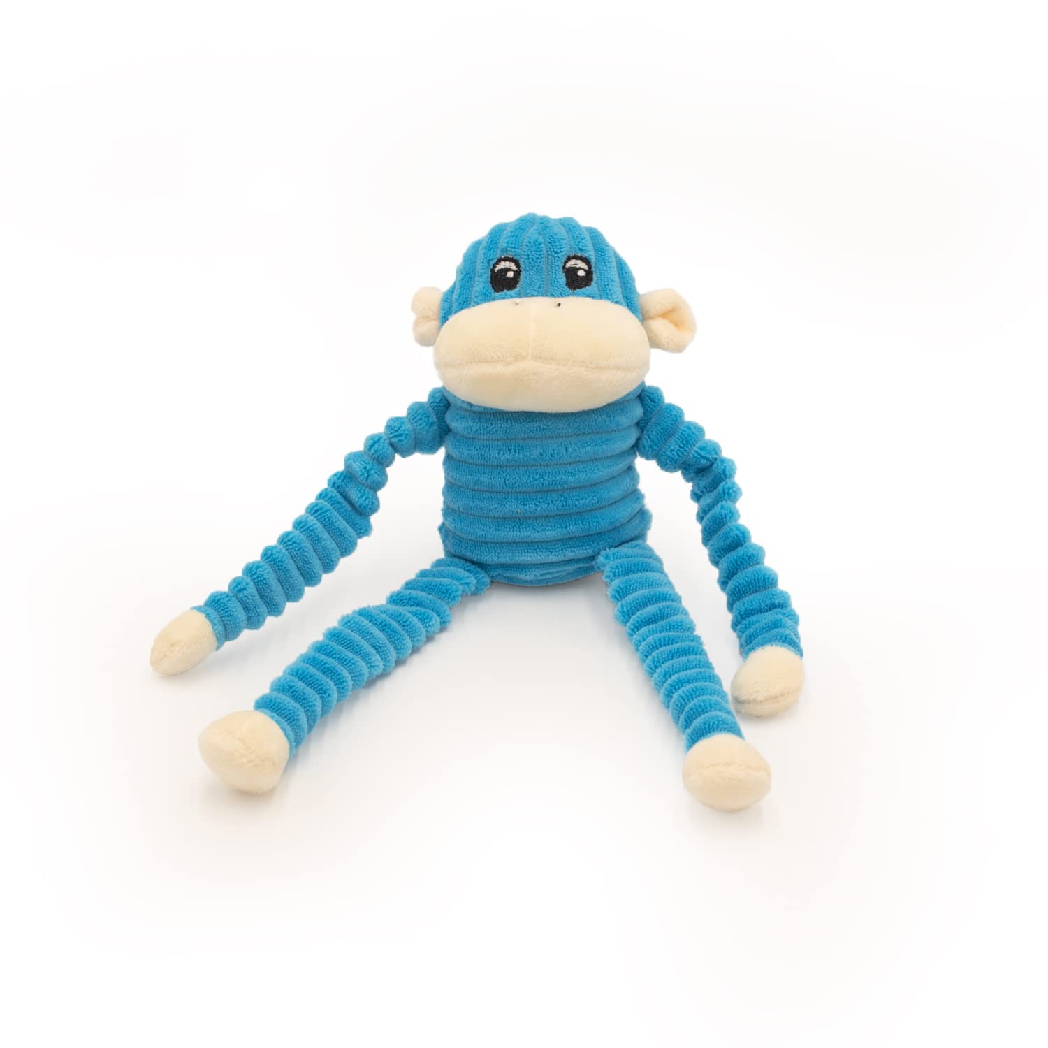 Zippypaws - Spencer The Crinkle Monkey, Colorful Dog Toy With Squeakers, Plush Dog Toys For Aggressive Chewers, Summer Dog Toys, Dog Pride Accessories