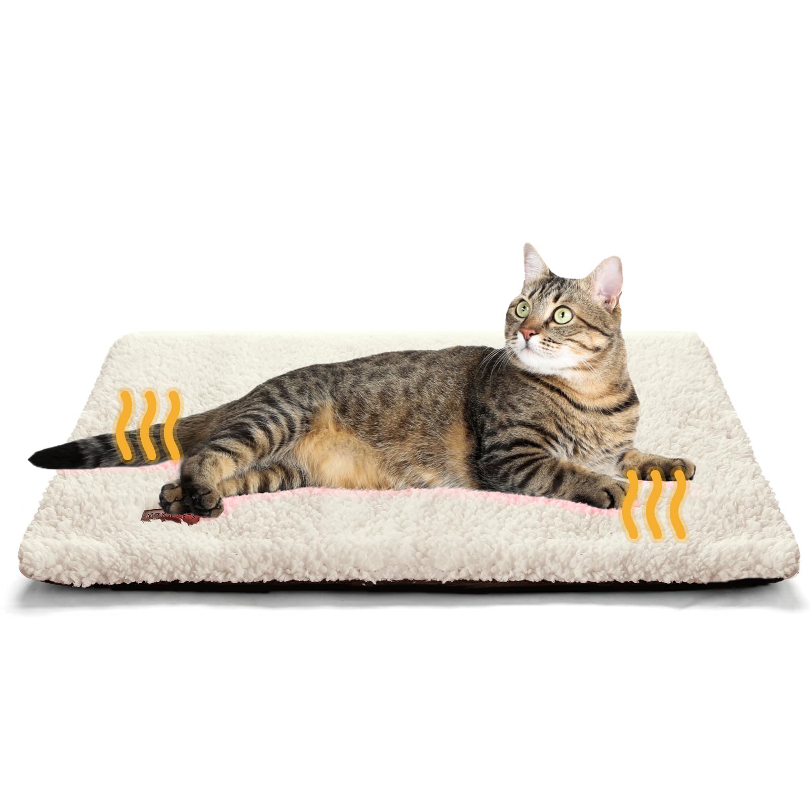 Self Warming Cat Bed Self Heating Cat Dog Mat 29.1 X 18.9 Inch Extra Warm Thermal Pet Pad For Indoor Outdoor Pets With Removable