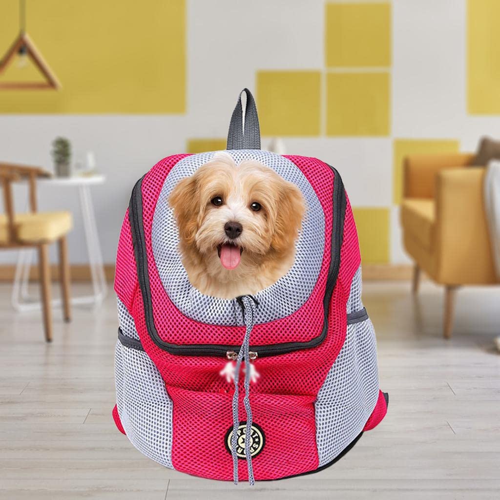 SECRET DESIRE Pet Dog Cat Carrier Shoulder Travel Bag Sling Backpack Pouch Rose Red S