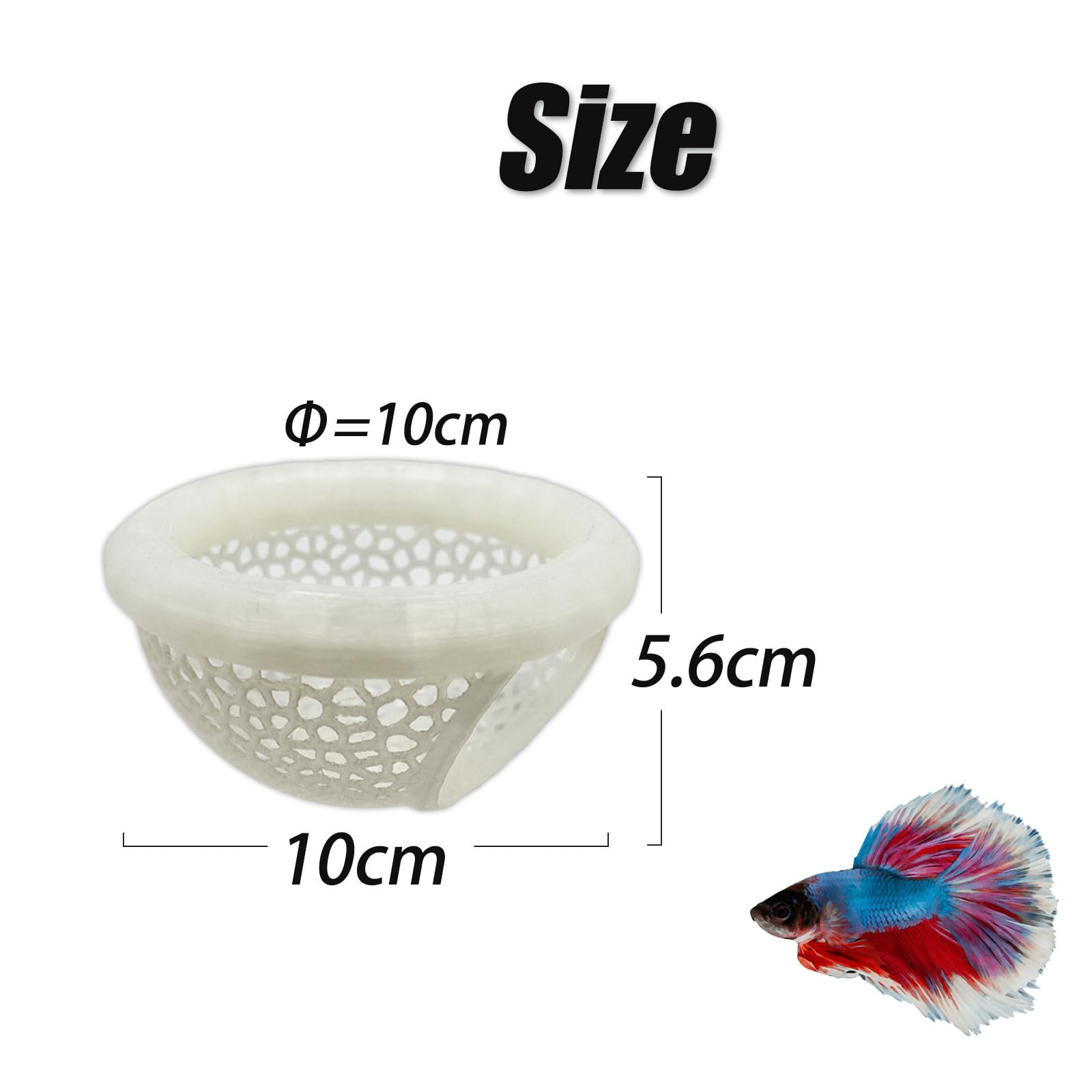 Aquarium Floating Betta Fish Skins, Betta or Shrimp Feeder, Cave and Hammock, Small Fish Feeding Rings, Aquarium Hiding Feeding