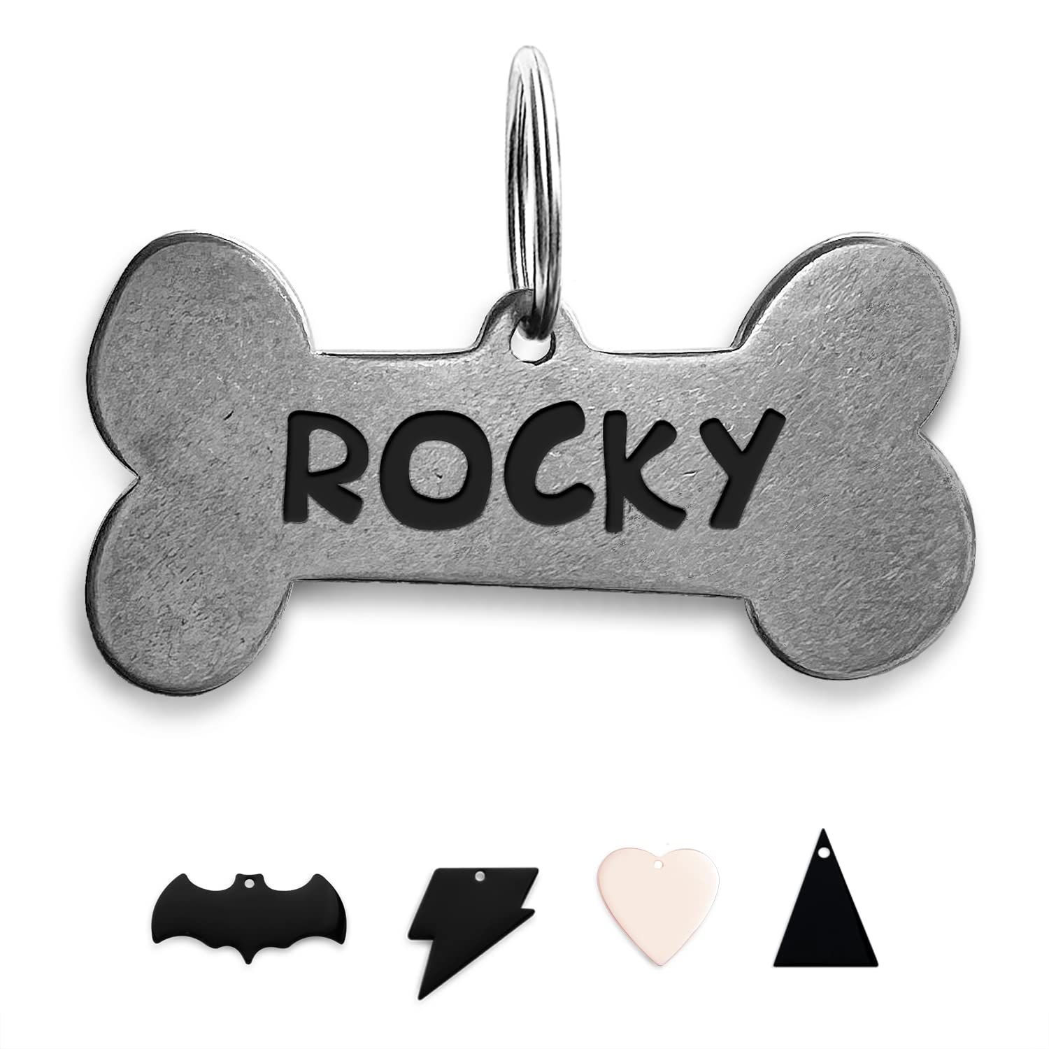 Premium 316 Surgical Grade Stainless Steel Personalized Dog & Cat Id Tags - Fun Shapes For Sporty Outdoor Pets - Custom Engraved