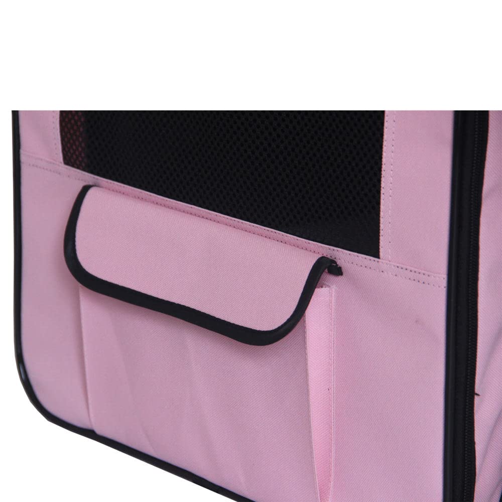 Pet Life  Capacious Dual-Expandable Wire Folding Lightweight Collapsible Travel Pet Dog Crate