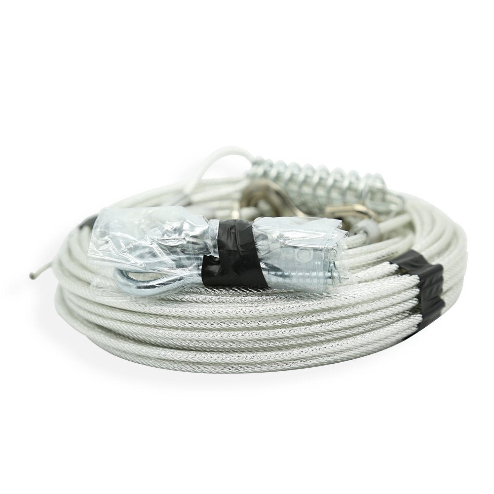 Petest 60Ft Trolley Runner Cable For Heavy Dogs Up To 125 Pounds