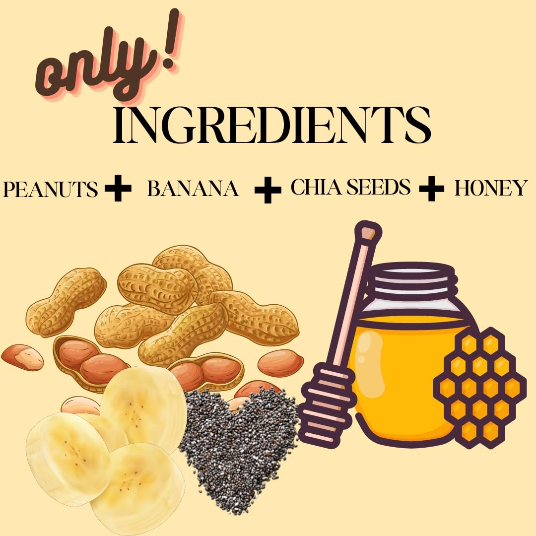 BUDDY BUDDER Barkin Banana, 100% Natural Dog Peanut Butter, Healthy Peanut Butter Dog Treats, Stuff in Toy, Dog Enrichment, Pil