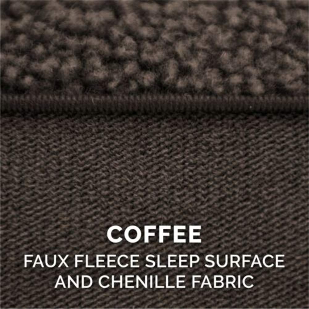 Furhaven Orthopedic Dog Bed for Large Dogs w/ Removable Bolsters & Washable Cover, For Dogs Up to 95 lbs - Plush & Suede Sofa -