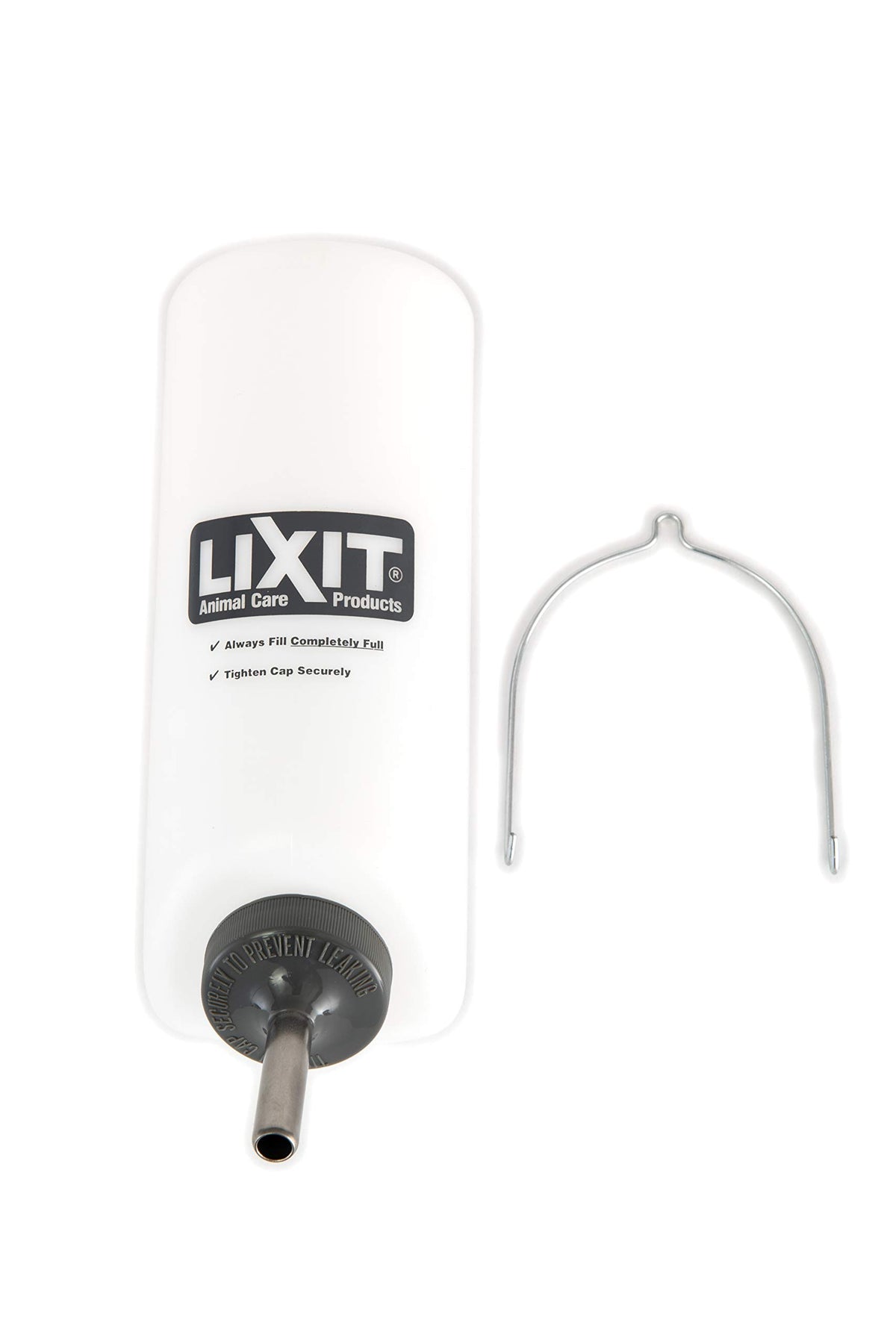 Lixit Widemouth Cage Water Bottles For Rabbits, Ferrets, Guinea Pigs, Rats And Other Small Animals. (White, 32 Ounce)