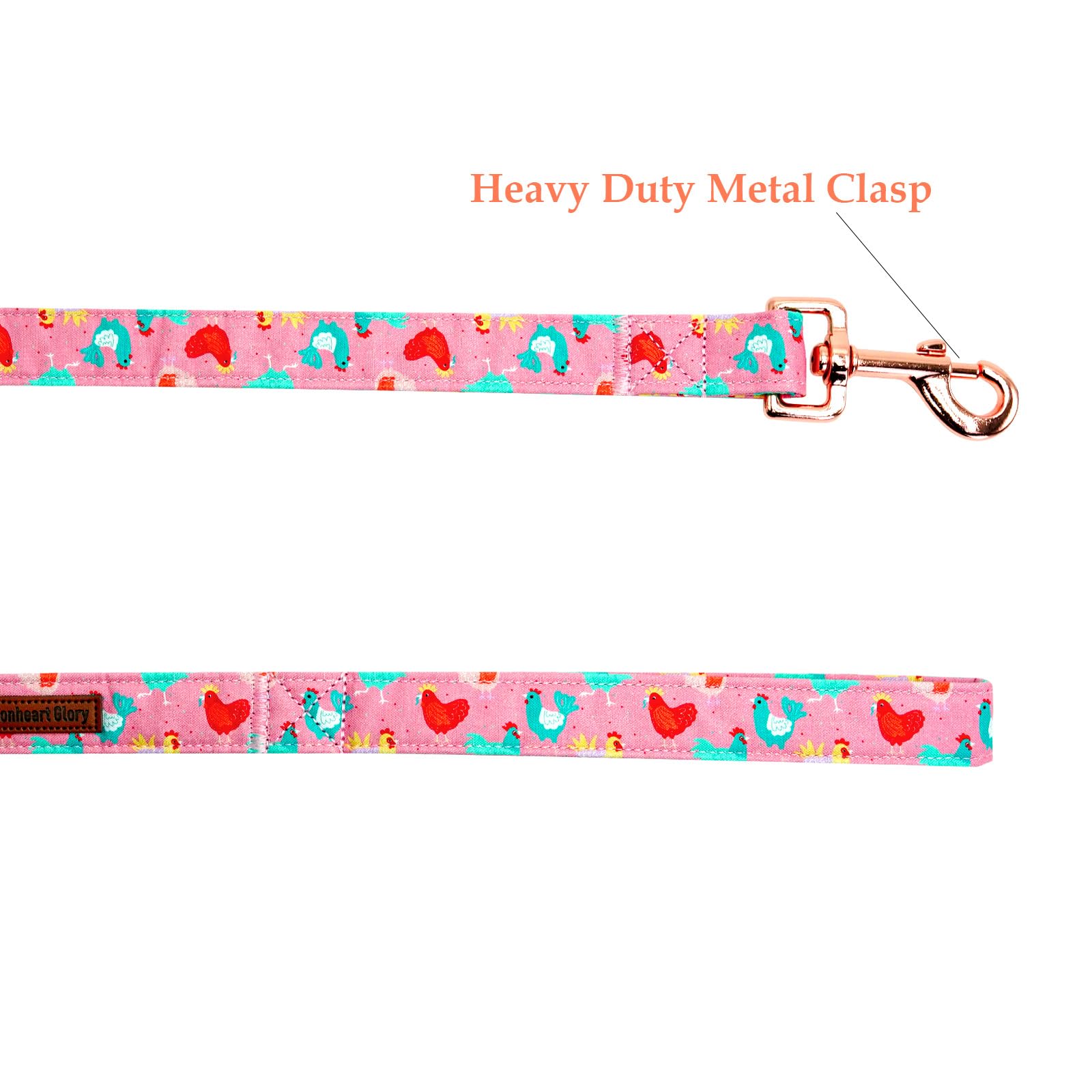 Lionheart Glory Easter Day Strong Dog Leash, Spring Summer Durable Dog Leashes With Soft Handle For Walking Training Small Male