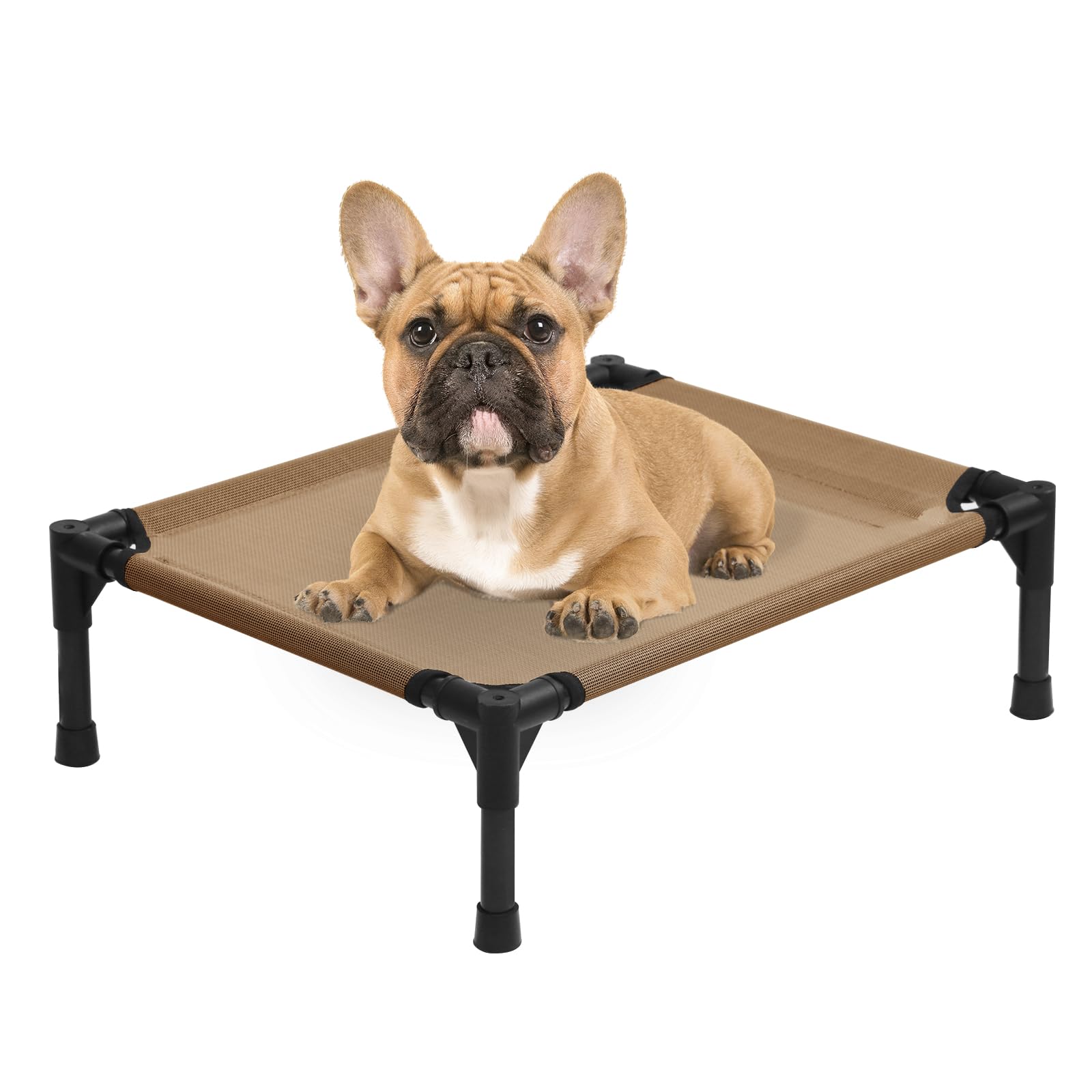 Outdoor Elevated Dog Bed Small, Cooling Raised Dogs Cot For Small Dogs, Comfy Puppy Bed With Breathable Mesh, Outside Dog Hammoc