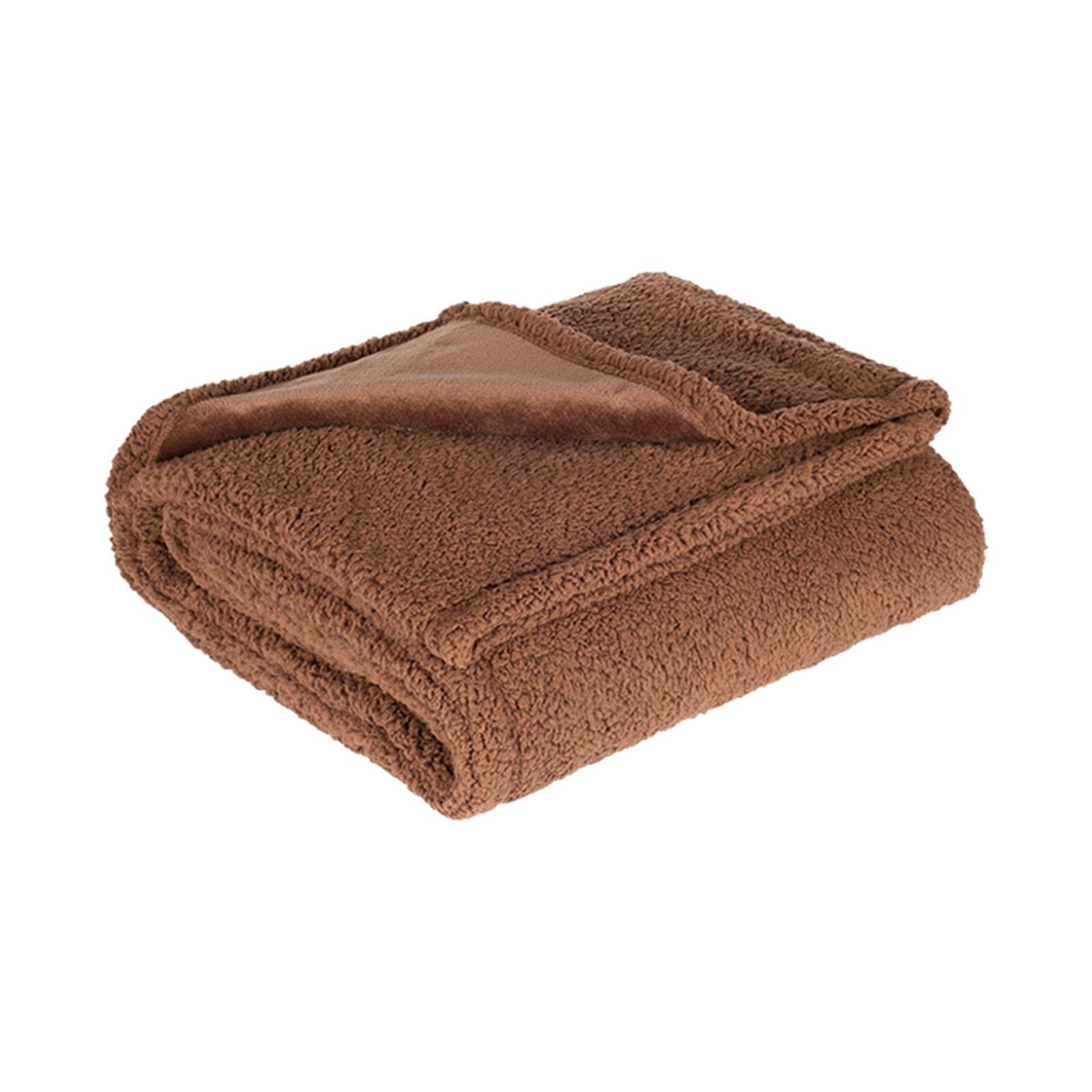 Bnf Dog Blanket Waterproof Flannel Puppy Blanket for Bed Water Resistant Coating Brown M | Pet Supplies | Dog Supplies | Blanket