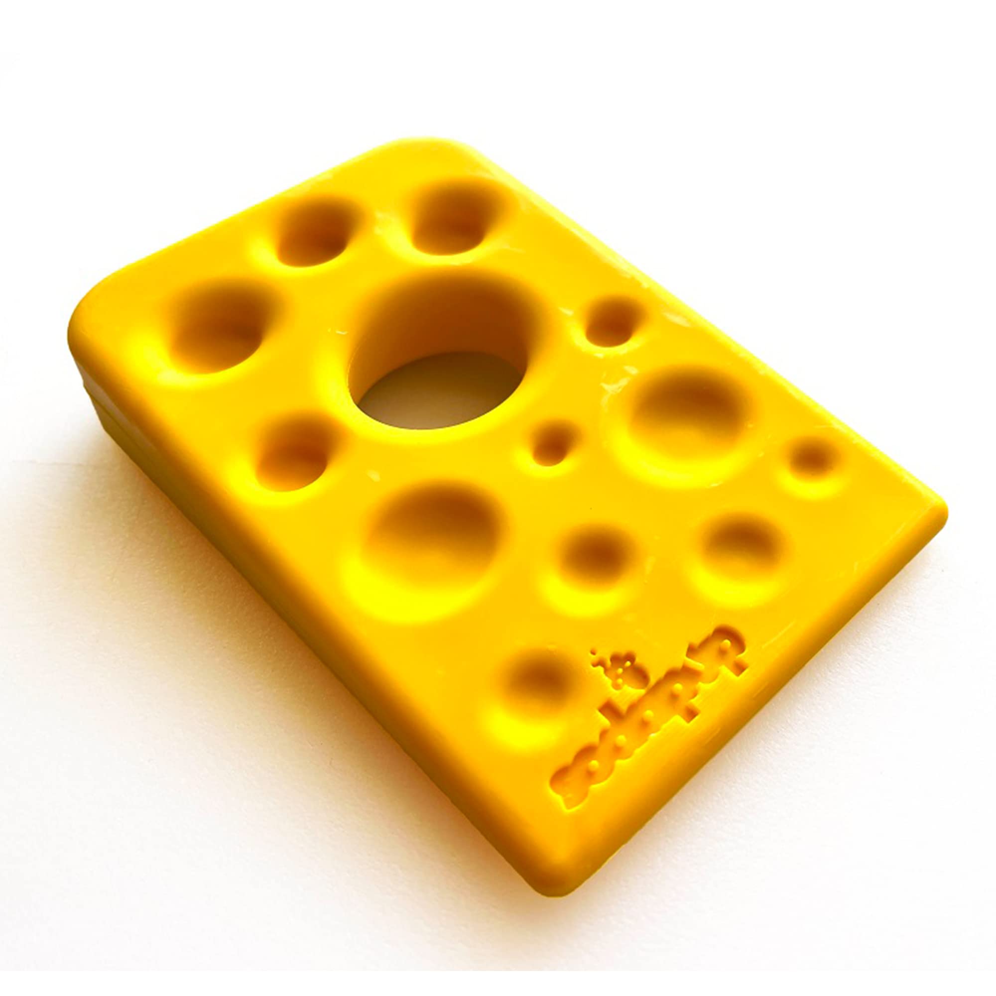 SP Swiss Cheese Wedge Durable Nylon Dog Chew Toy for Aggressive Chewers