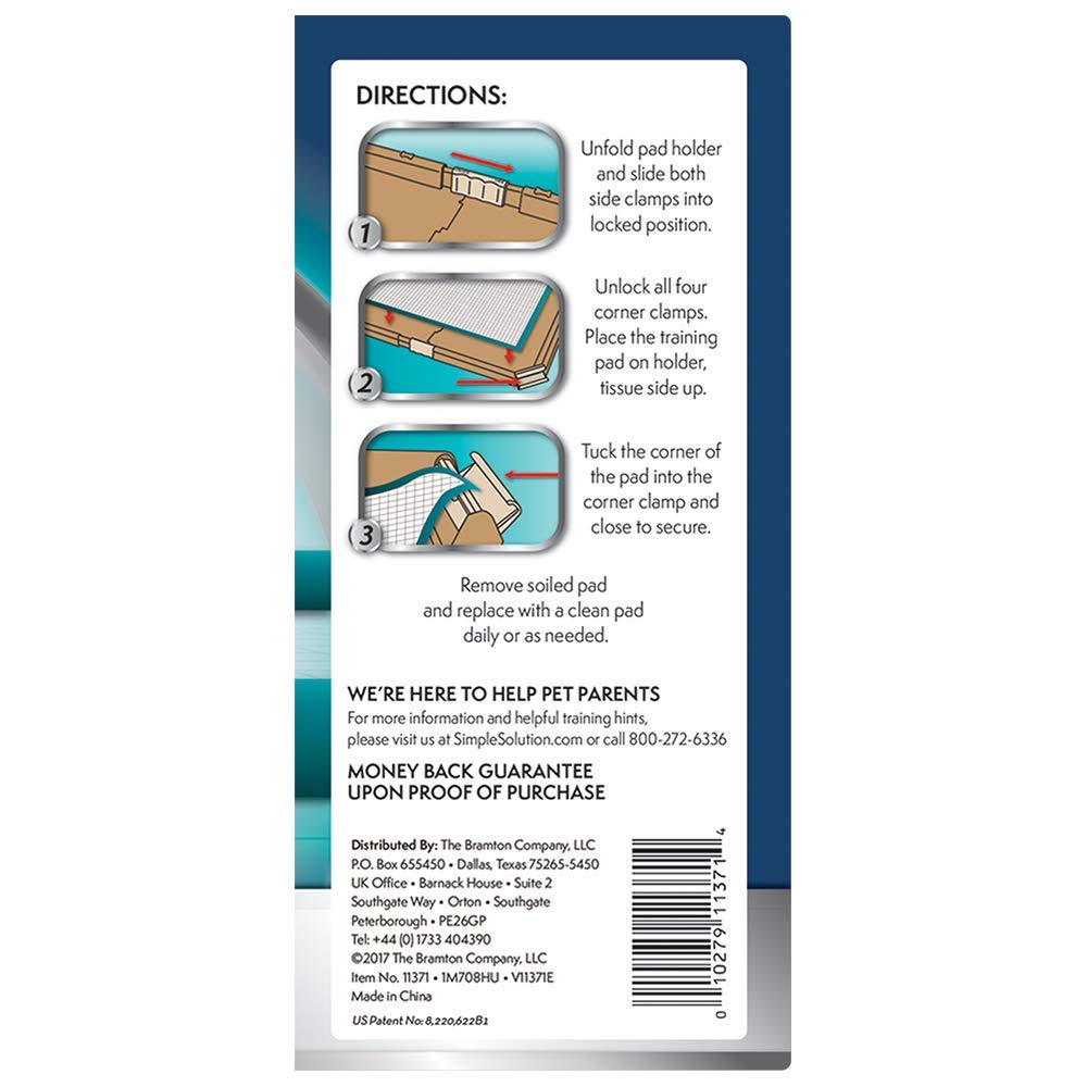 Simple Solution Dog Training Pad Holder, Fits Pads 21 By 21-Inch Or Larger