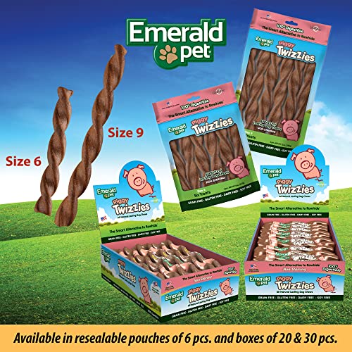 Emerald Pet - Dog Chews, Chew Treats, Rawhide Free, All-Natural Chew Sticks, Lasting Dog Treat, 100% Digestible, Grain-Free, Glu