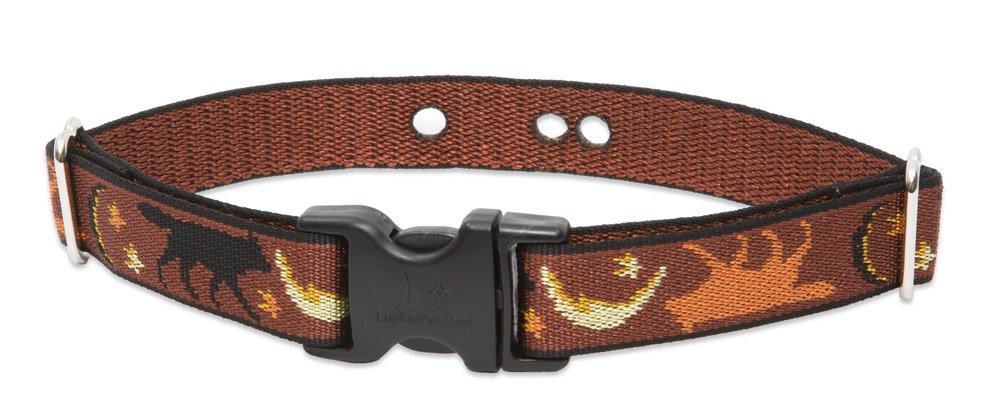 Lupinepet Originals 1' Shadow Hunter 16-24' Containment Collar Strap For Medium And Larger Dogs