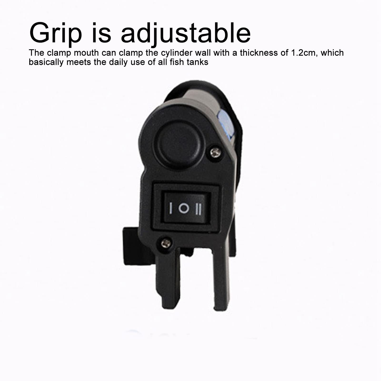 Zerodis Aquarium Cooling Fan, Adjustable Wind Speed Mini Fish Cooling Fan Us Plug 100‑240V, Power Saving Mute Cooling Fan Small Crab Shape Fan Aquarium Chiller Fan(1 Fan)