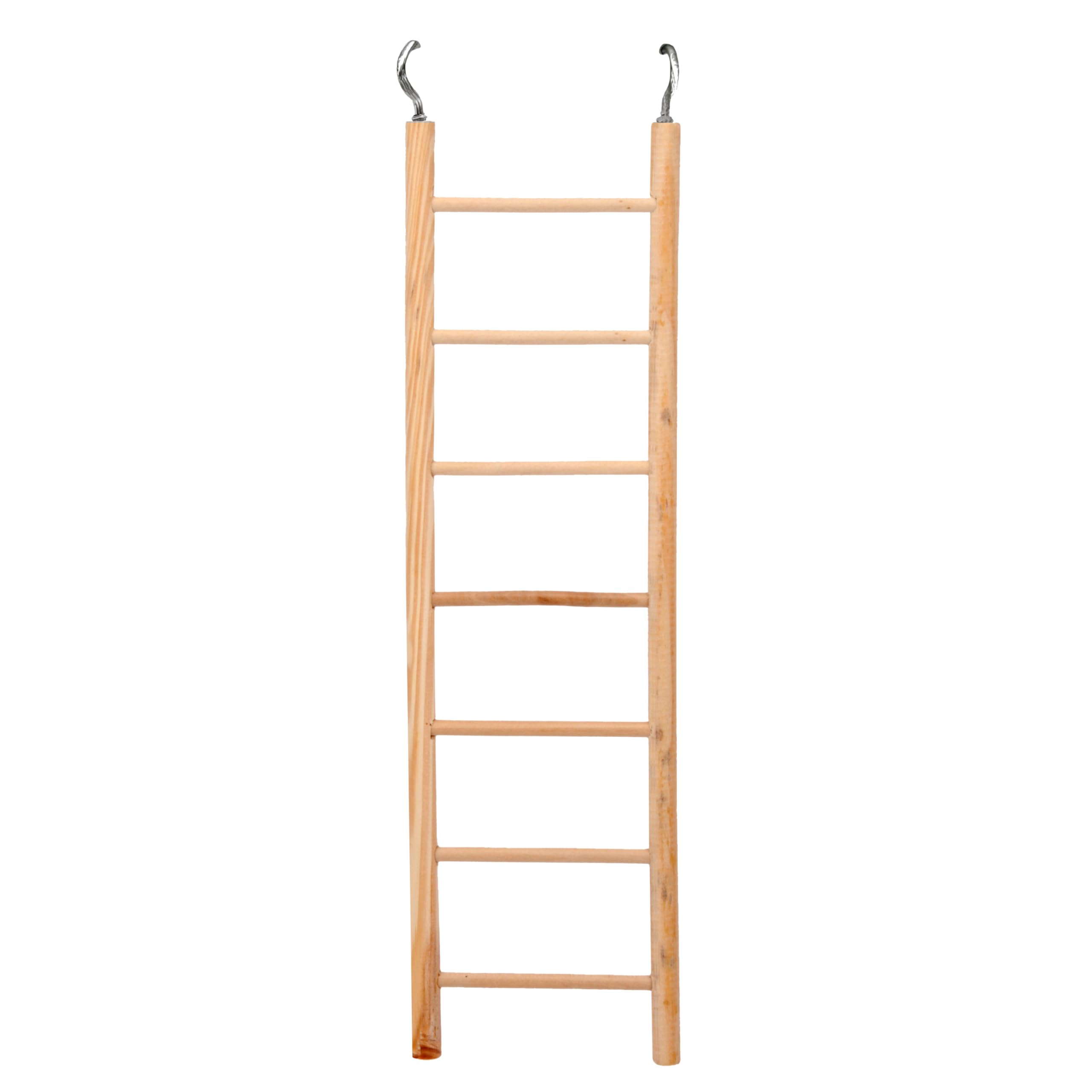 Penn-Plax 7-Step Wooden Bird Ladder | Provide Exercise And Entertainmet For Your Bird | Looks Great | Durable And Safe