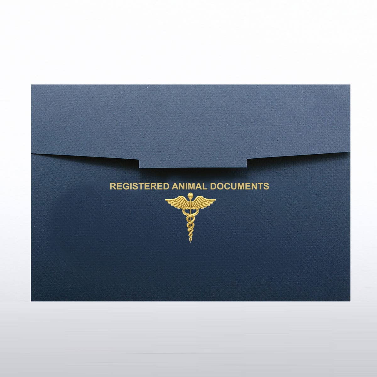 Official Registered Service Dog Certificate – Customized Certificate – Duplicate Copy - Registered Animal Documents Certificate Folder – Five Service Dog Law Handout Cards