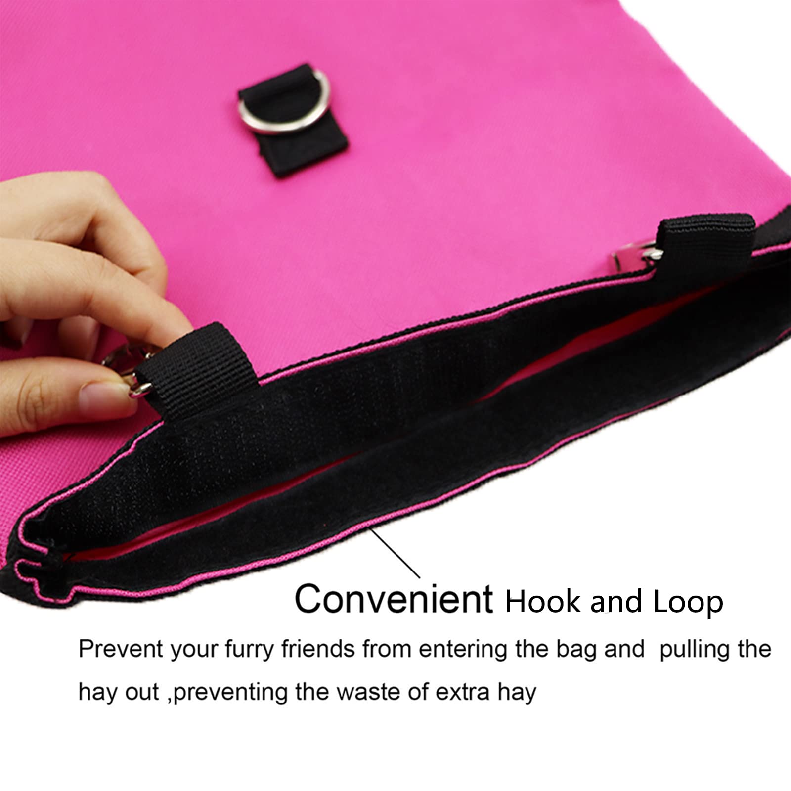 Rabbit Hay Feeder Bag Guinea Pigs Hanging Hay Rack Manger Holder Dispenser Small Animal Feeder Storage Pouch For Bunny Chinchill