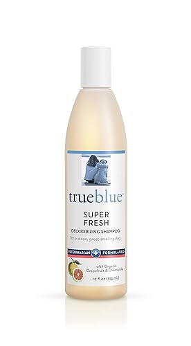 Trueblue Grapefruit & Chamomile Deodorizing Dog Shampoo – Cleansing Wash, Moisturizing – Toxin Free, Natural Botanical Blend – Tearless – 12 Fl. Oz.