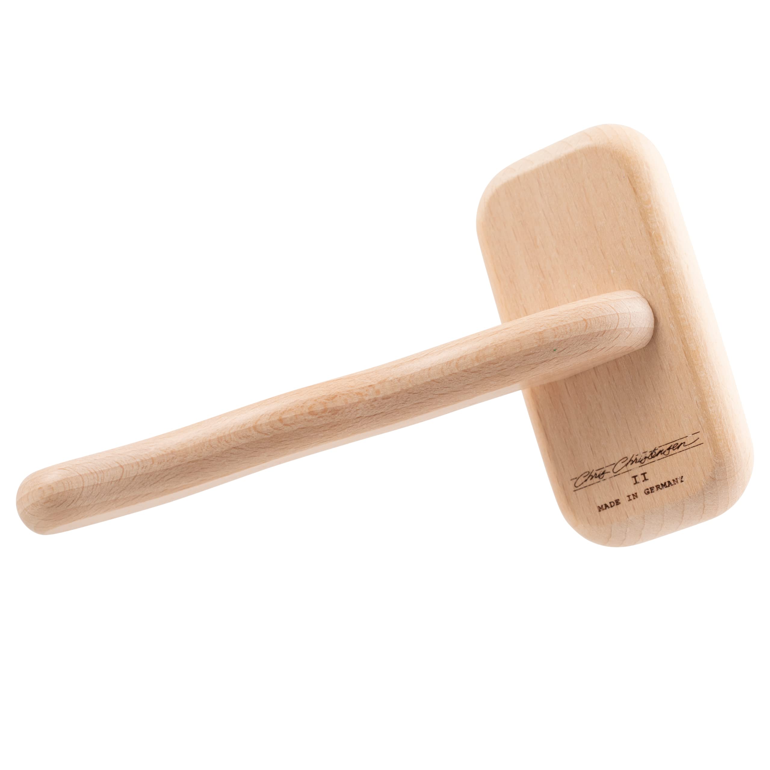 Chris Christensen Mark Ii Slicker Brush, Groom Like A Professinal, Stainless Steel Pins, Lightweight Beech Wood Body, Ground And Polished Tips, Small