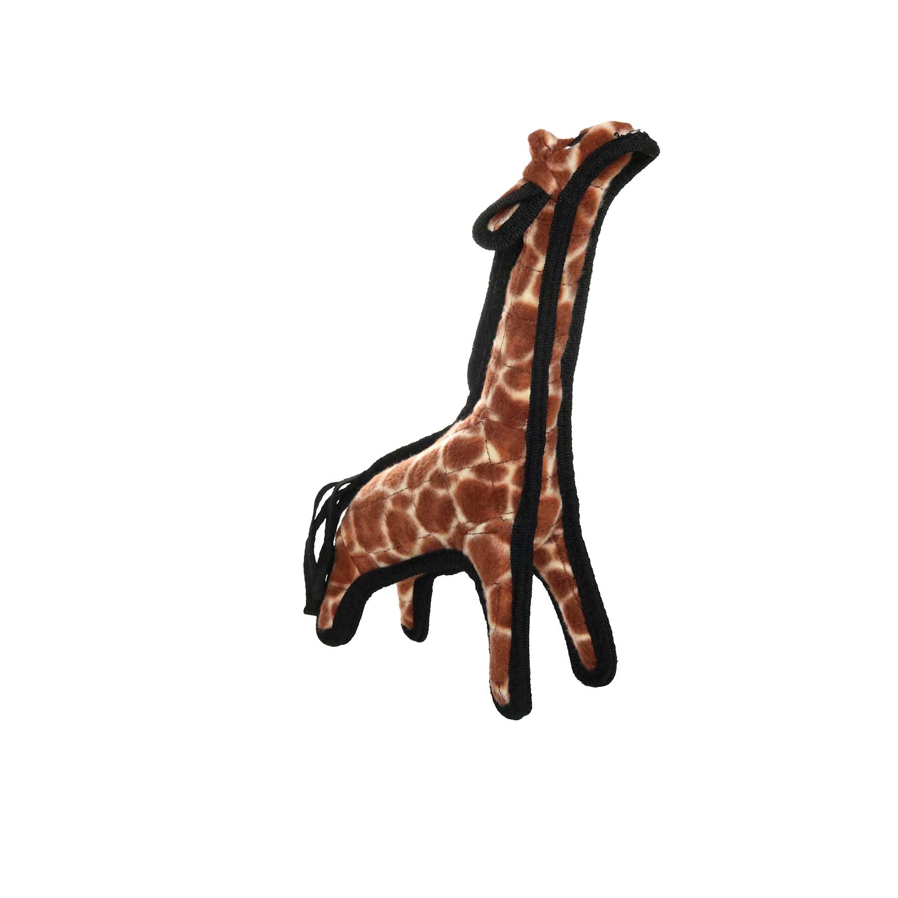 Tuffy - World'S Tuffest Soft Dog Toy - Zoo Junior Giraffe - Multiple Layers. Made Durable, Strong & Tough. Interactive Play (Tug, Toss & Fetch). Machine Washable & Floats