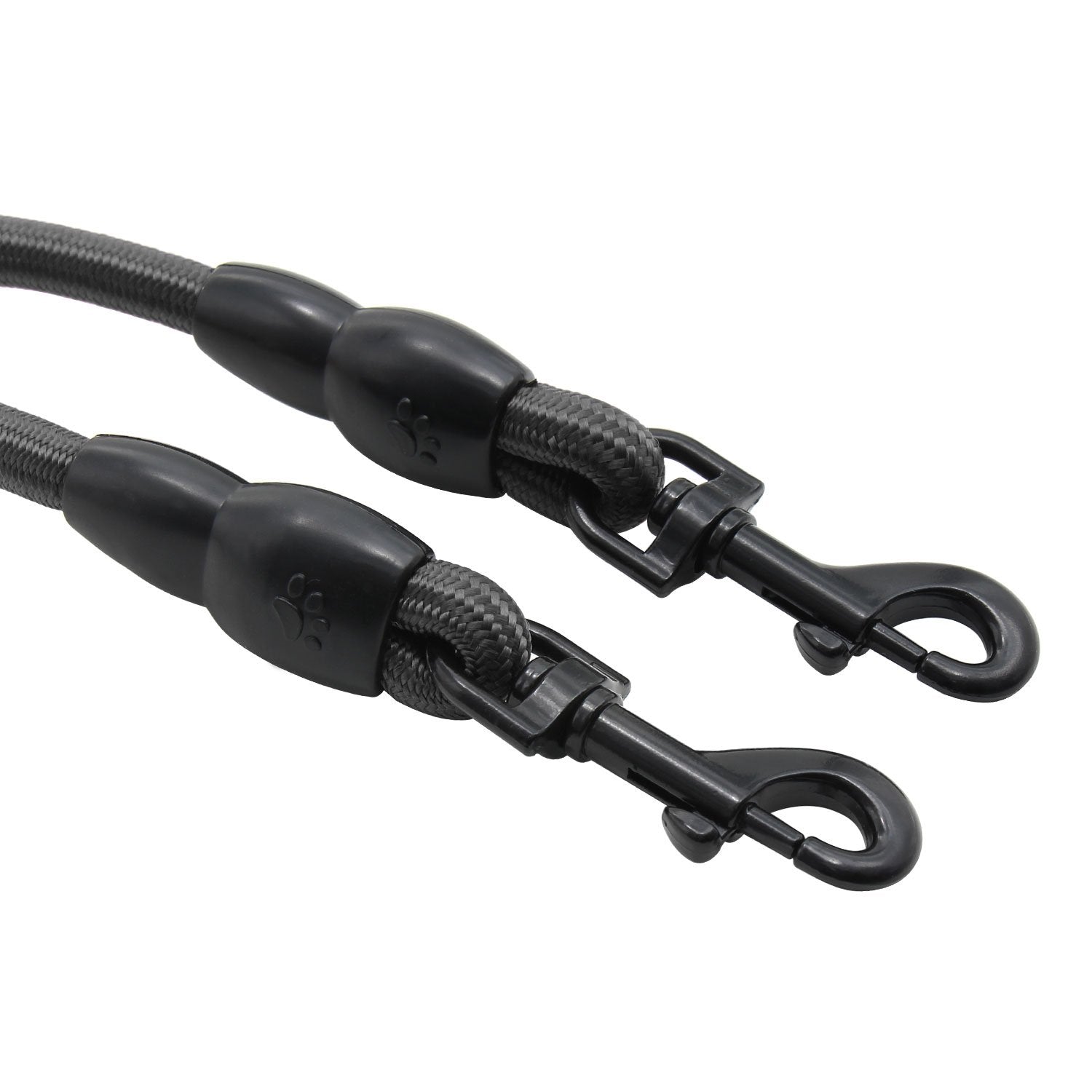 Xcellent Global 57 Inch Double Dog Leash Coupler No Tangle With Soft Handle For Two Dogs Pt031 Black
