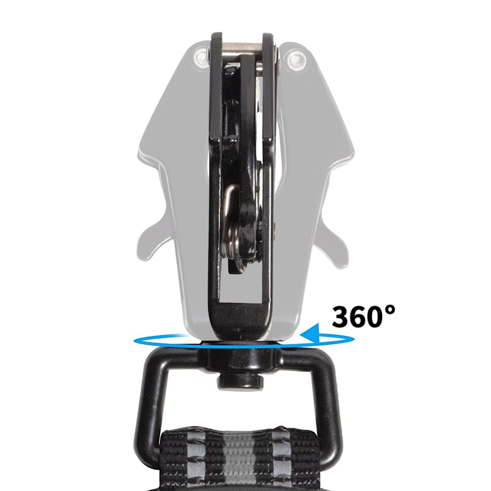 Heavy Duty Dog Leash Clips - Small Quick Release And Lock Snaps - Frog Clip (Ring 1' X 2)