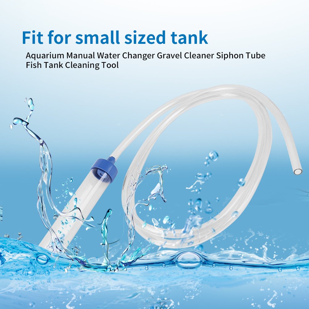 Aquarium Manual Water Changer Air Pump Siphon Fish Tank Gravel Tube Fish Tank Cleaning Tool