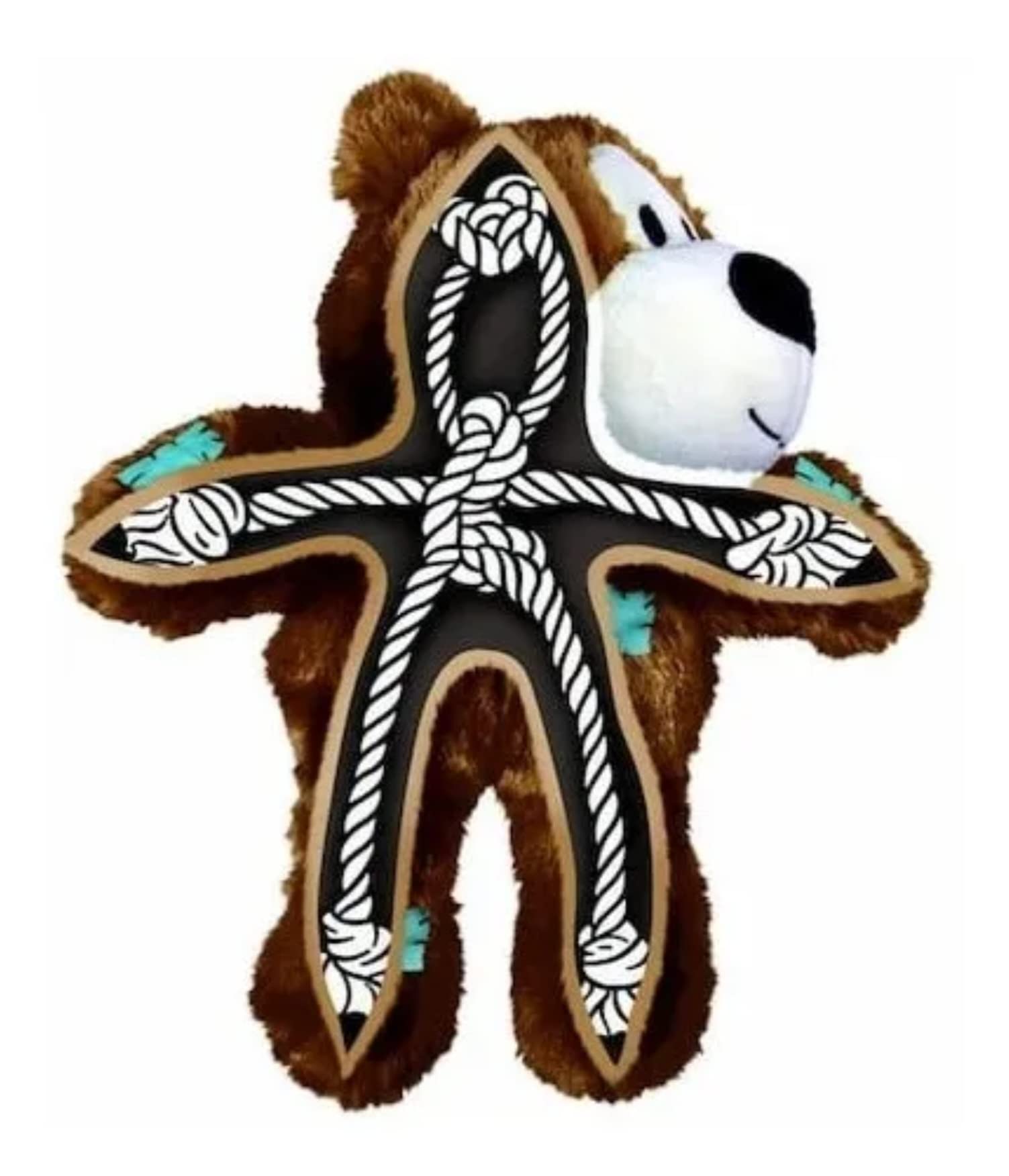 KONG Wild Knots Bears Durable Dog Toys Size:Small/Med Pack of 2 Small Breeds