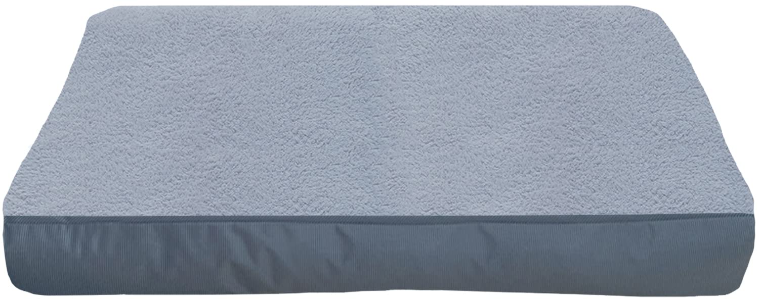 Dalema Dog Bed Cover 41L x 27W x 4H Inch,Heavy Duty Durable Waterproof Fluffy Soft Short Plush Replacement Dog Bed Covers,Washab