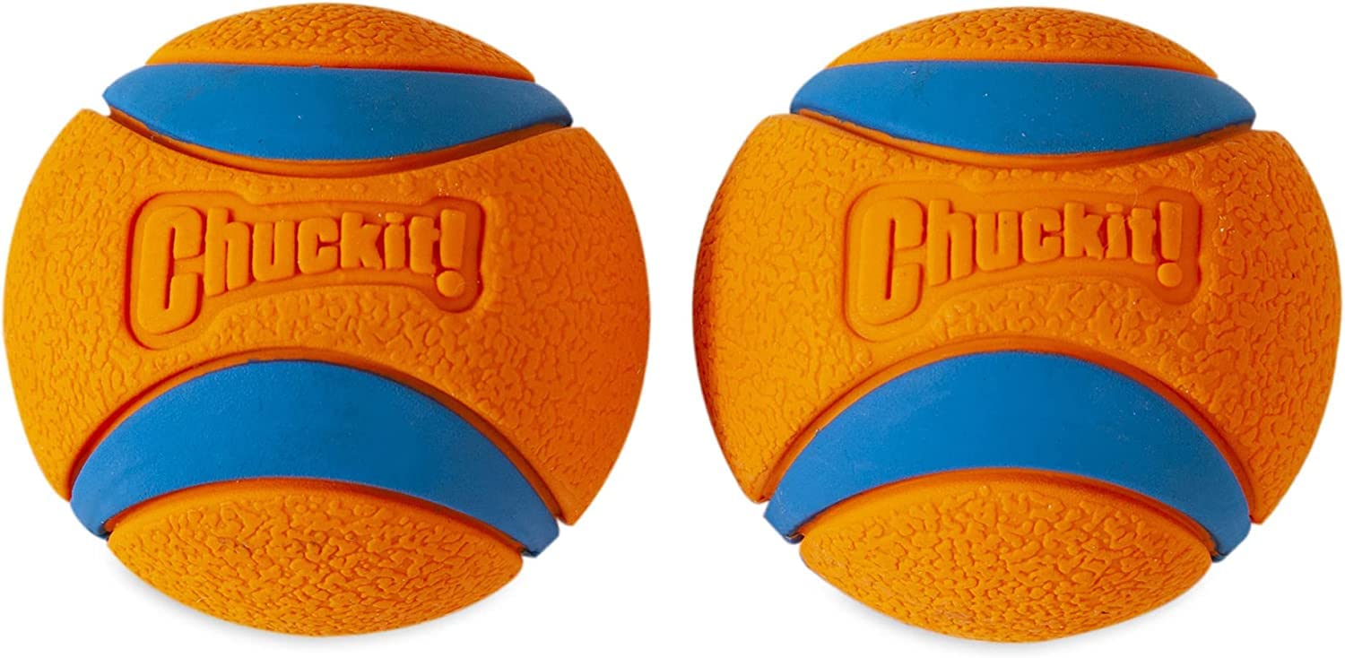 Chuckit! Dog Fetch Toy Ultra Ball Durable Rubber Fits Launcher Small 4 Balls