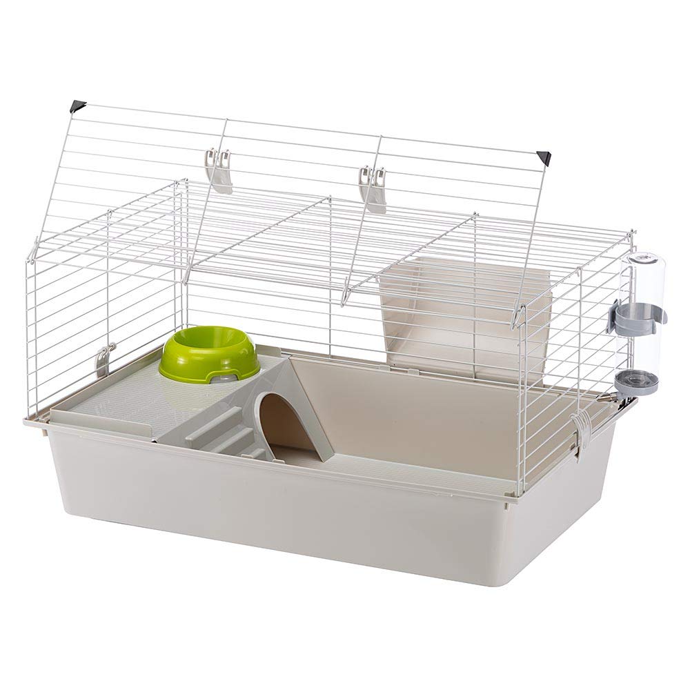 Ferplast Cavie Guinea Pig Cage & Rabbit Cage | Pet Cage Includes All Accessories To Get You Started & A 1-Year Warranty