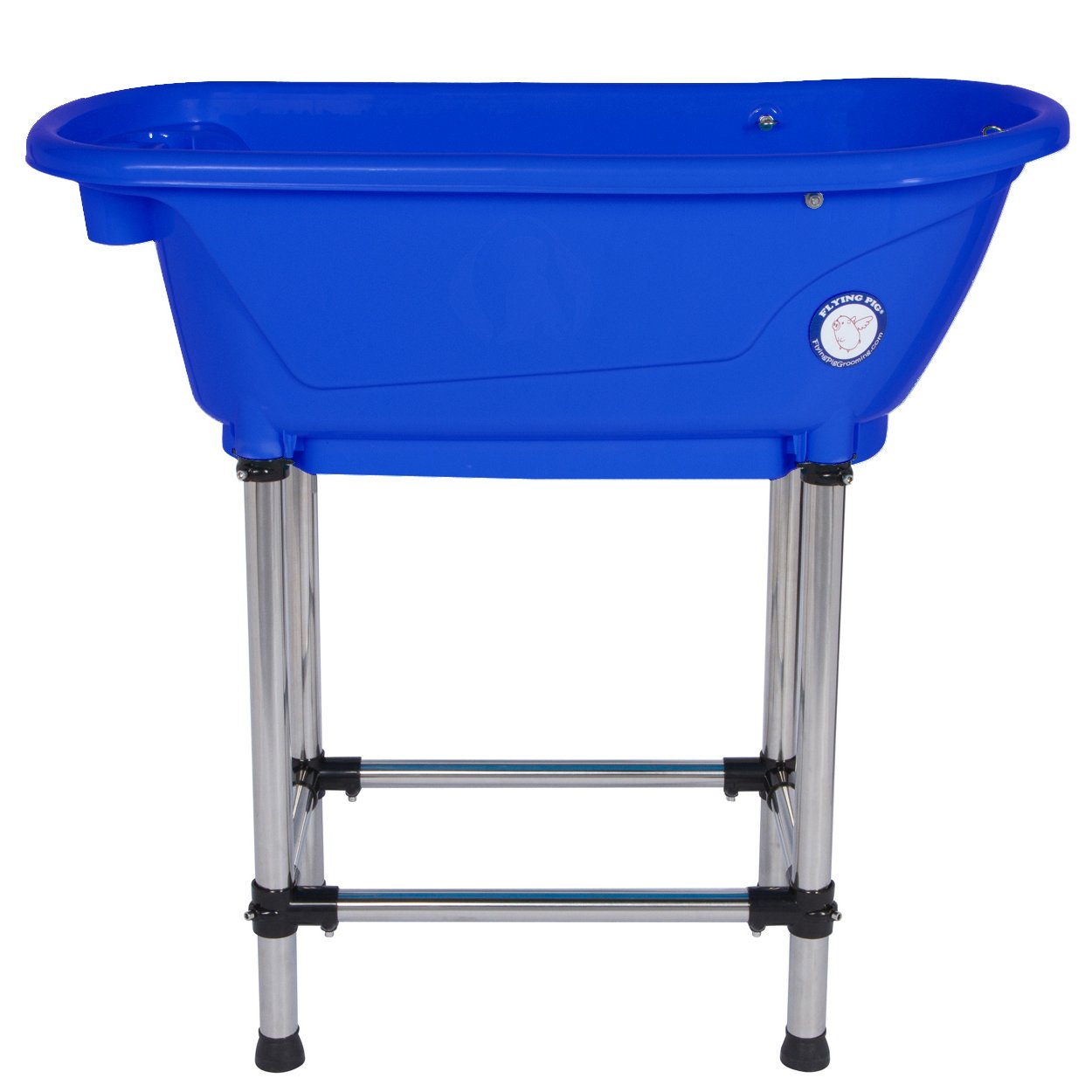 Flying Pig Pet Dog Cat Washing Shower Grooming Portable Bath Tub (Royal Blue)