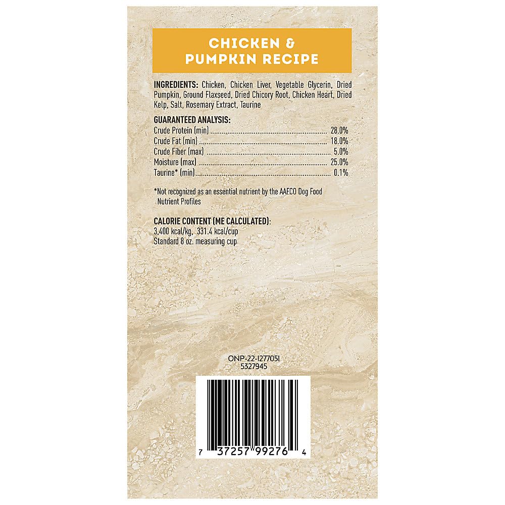 Only Natural Pet MaxMeat Holistic Air Dried Dog Food, Grain Free, High Protein, Chicken, 5.5 lb