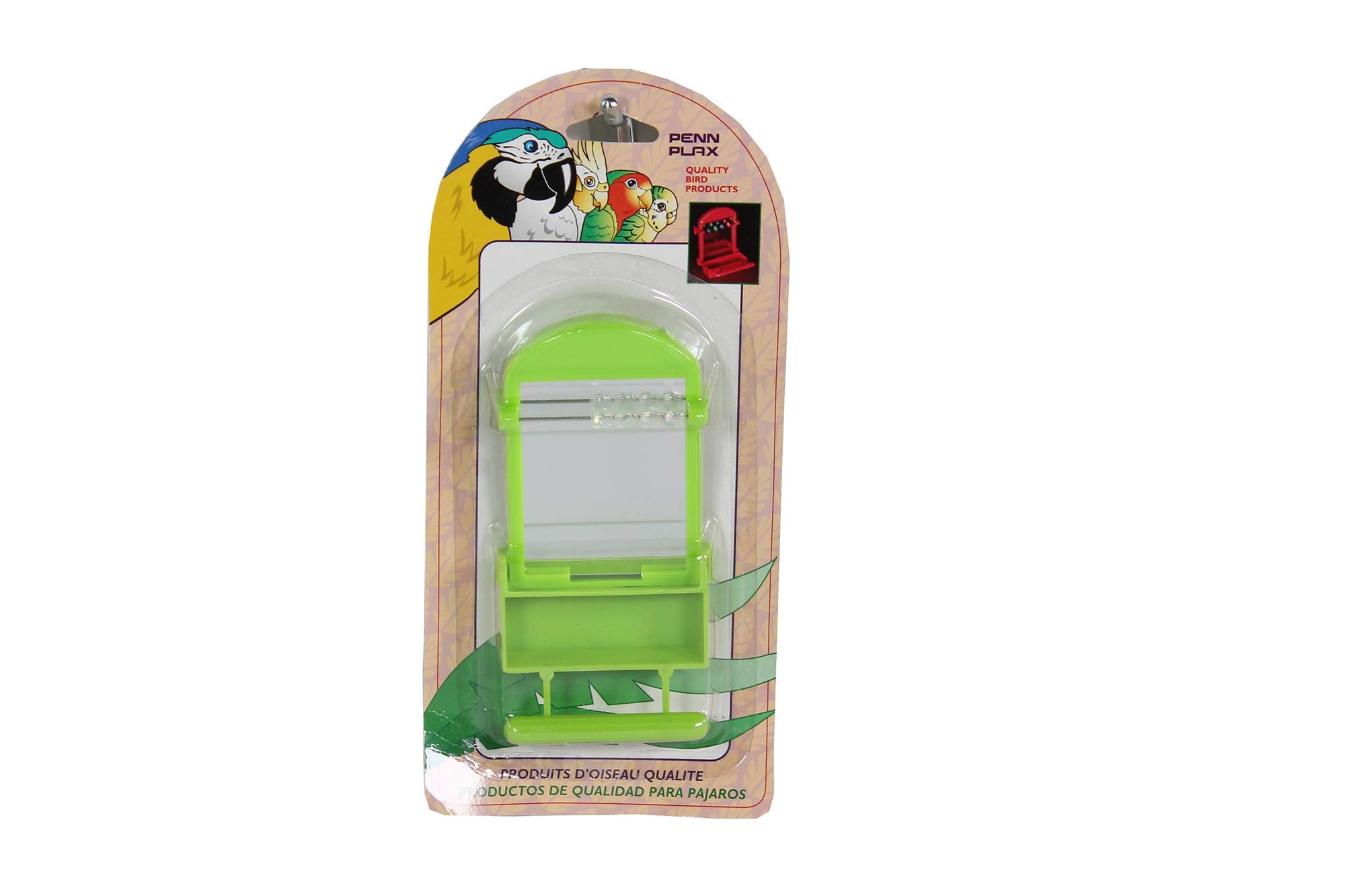 Penn-Plax Bird Life - Bird Perch With Mirror And Seed Cup