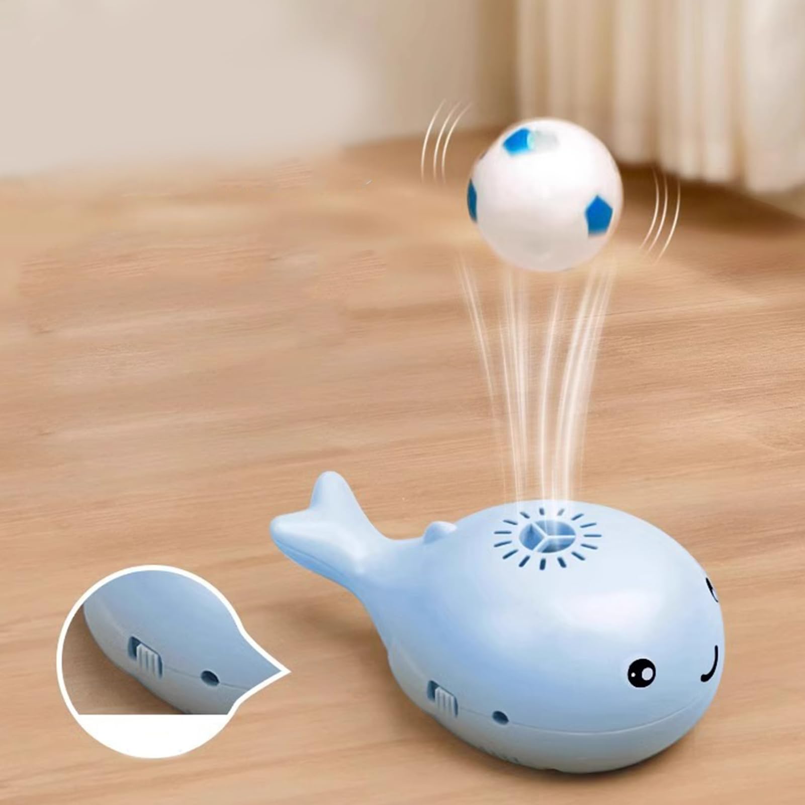 - Whale Floating Electric Moving, Interactive Soccer for Indoor Cats, Fun Floating Water, Keeps Cats Entertained, Breeds, with P