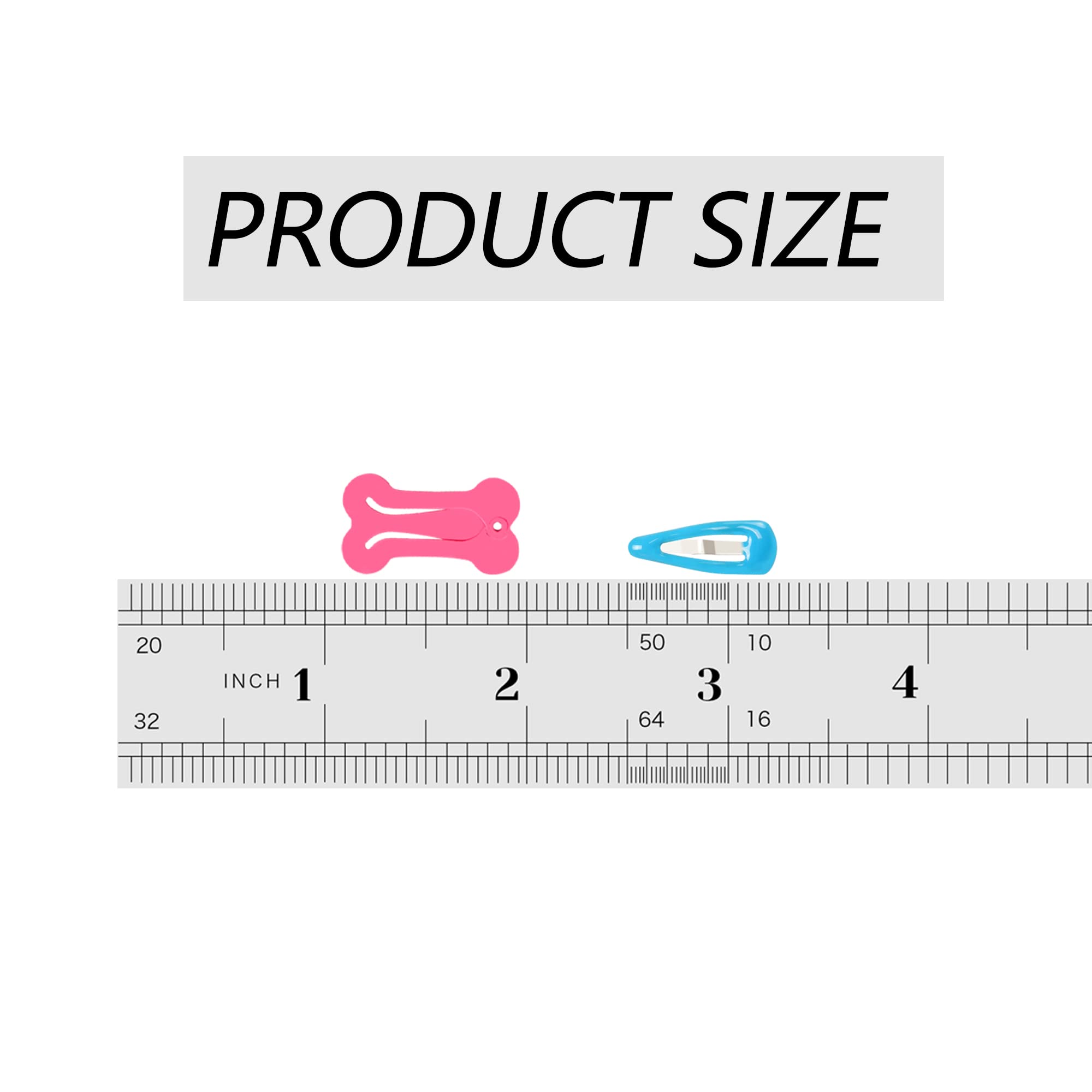 Yaodhaod 20 Pieces Dog Hair Clips Pet Hair Barrettes Dog Hair Accessories Clip Cute Multicolor Small Bone Small Waterdrop Snap Hairpin Headwear Pet Grooming Products For Dog Cat Puppy Pet