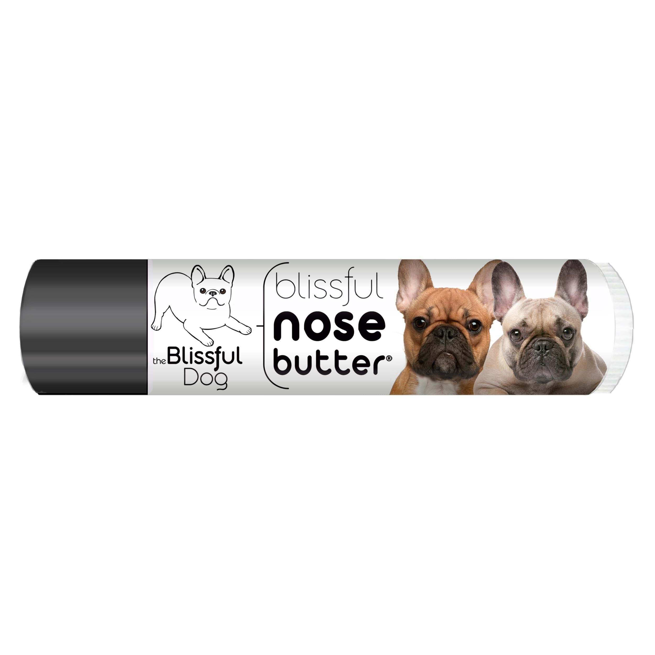 The Blissful Dog French Bulldog Black Masked Fawn Unscented Nose Butter - Dog Nose Butter, 0.15 Ounce