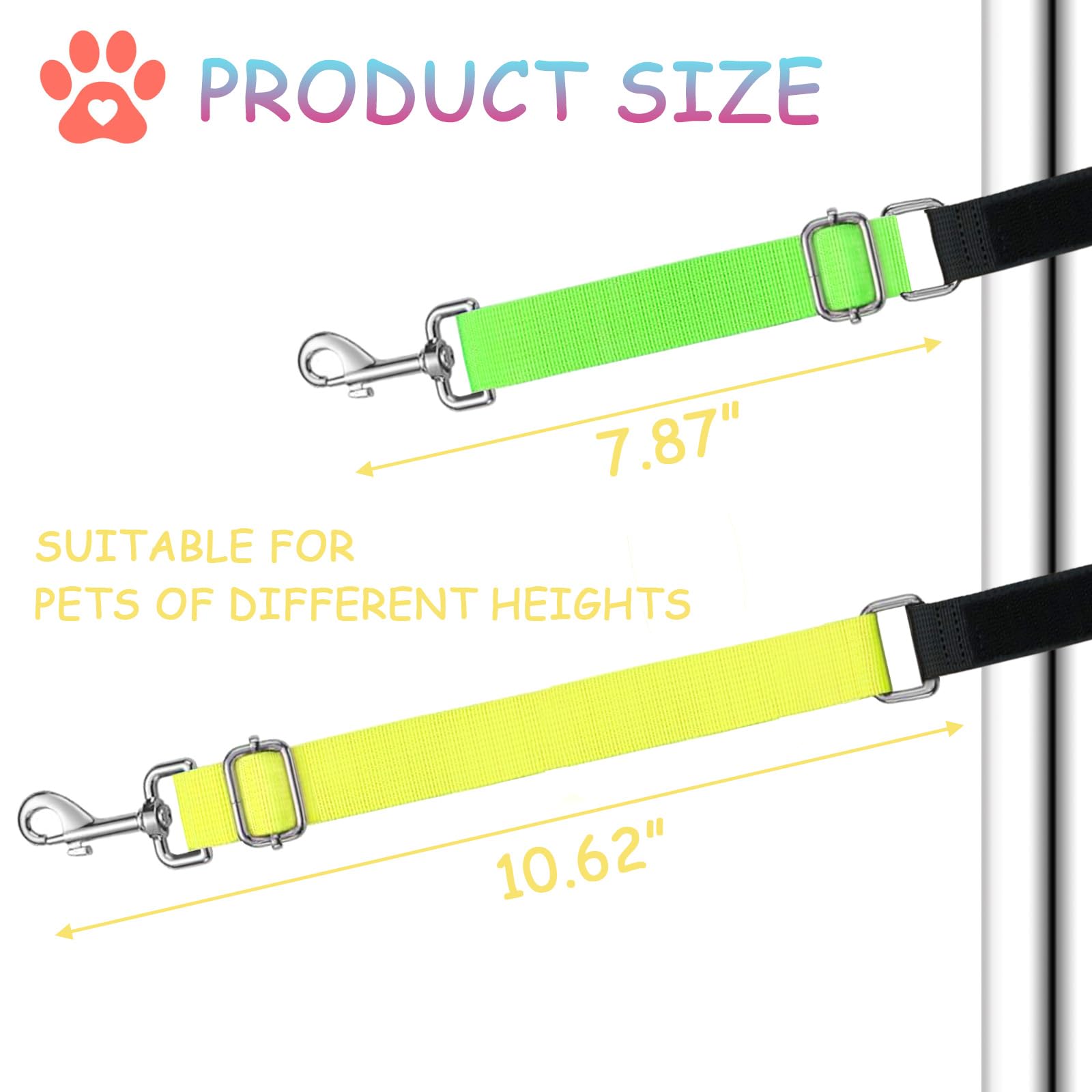 Cuteabc Dog Grooming Extension Strap 2 Pcs Adjustable Dog Grooming Table Loop, Groomers Helper Grooming Loop, Secure And Stable