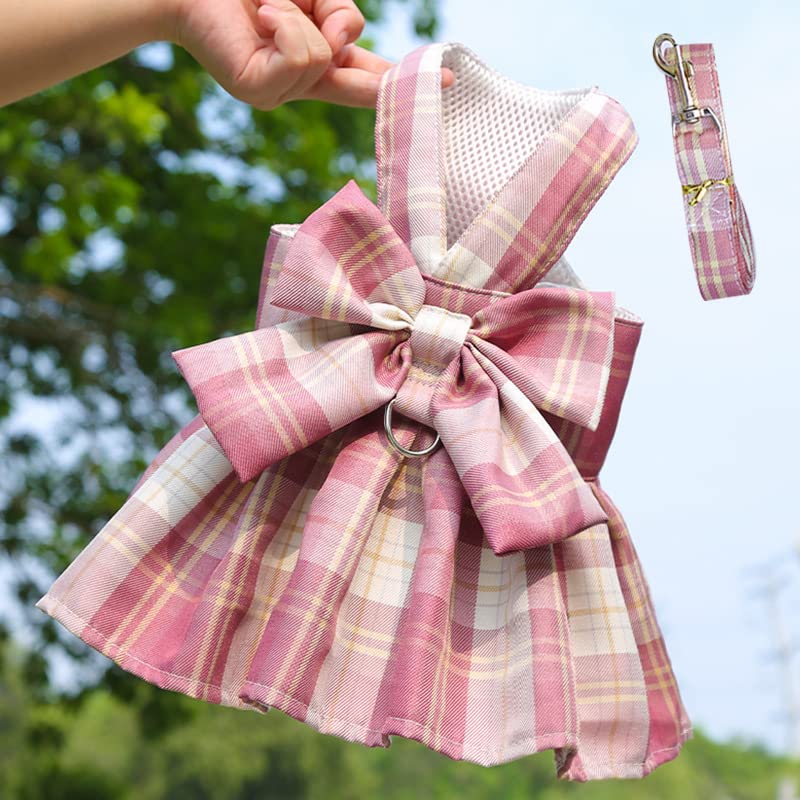Clopon Girl Dog Clothes Puppy Clothes For Small Gril Dogs Mesh Dresses For Puppy Kitten Winter Costumes Dress S
