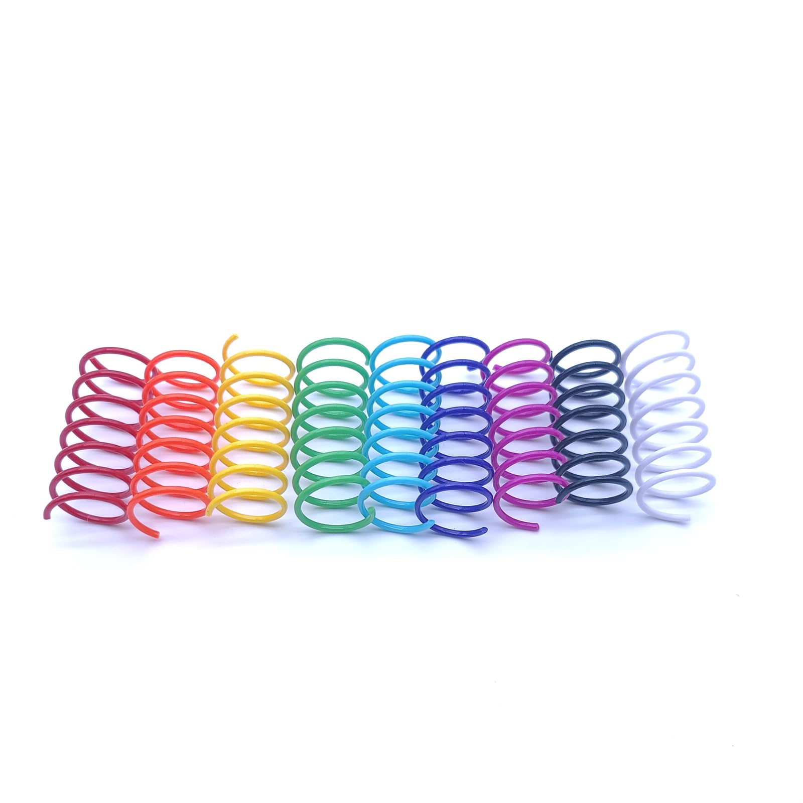 JoyArrive 9Pcs 9Colors Spring Toys for Indoor Cats, Cats Toy Springs, Spiral Toy, Cat Interactive Toy, Self-Play, Cat Biting, Sw
