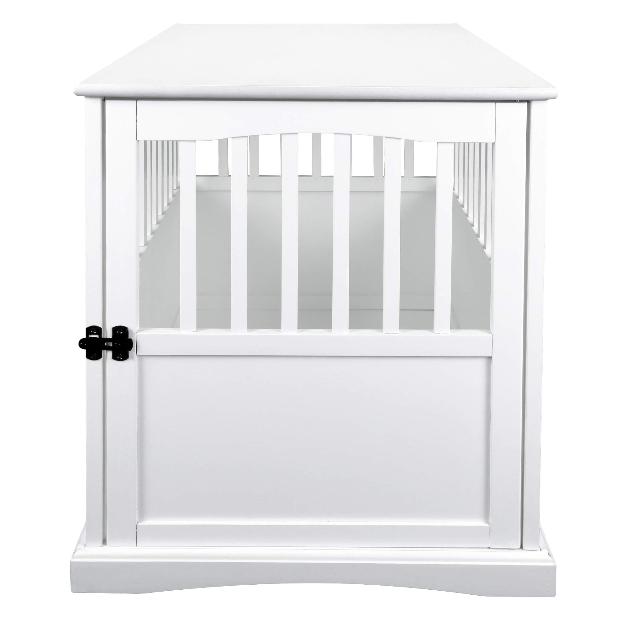 Casual Home Wooden Large Pet Crate, End Table, White 36.50' X 24.00' X 29.25'