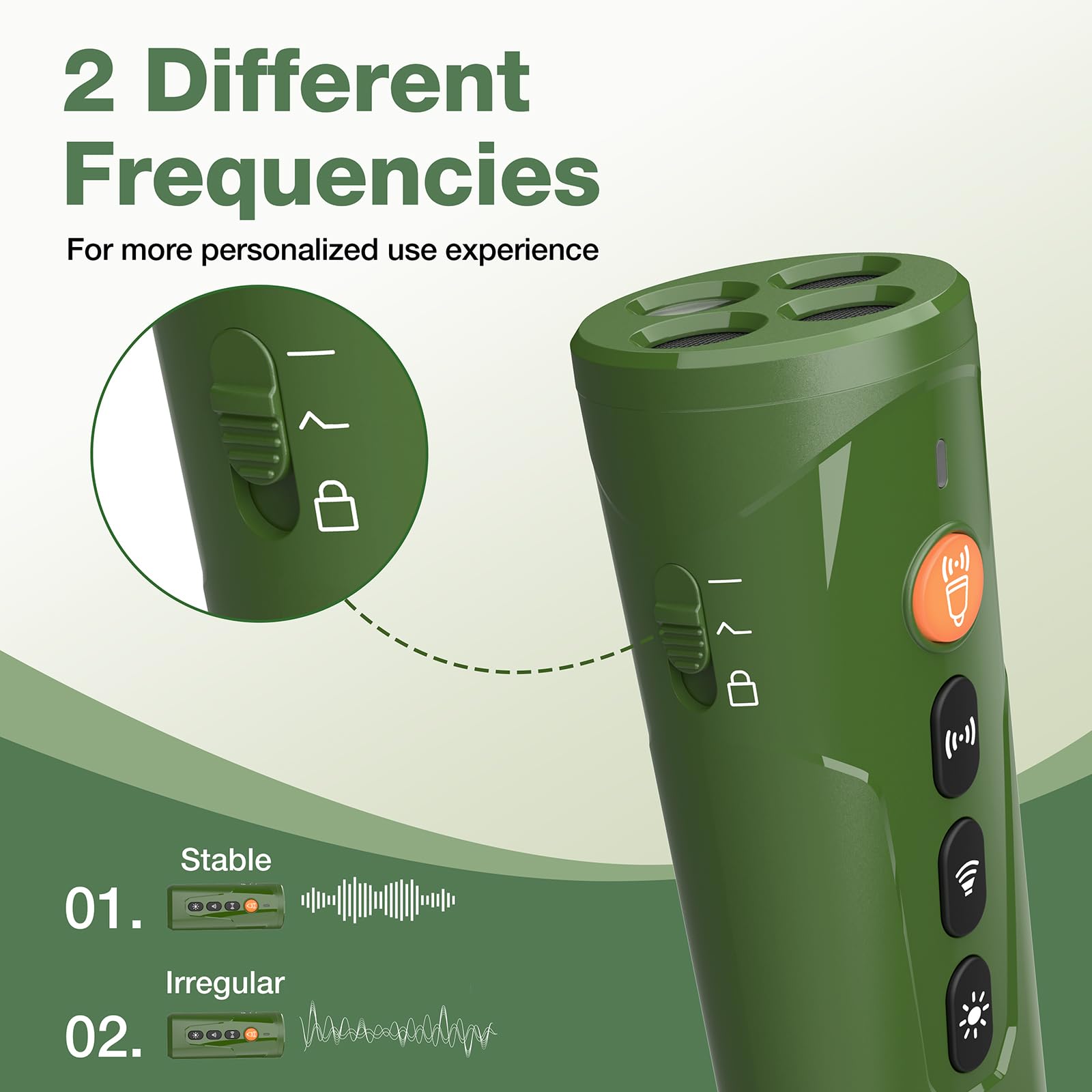 Pceotllar Dog Bark Deterrent Devices, Ultrasonic Dog Training Devices, Anti Barking Device For Dogs, Stops Bad Behavior, 3 Modes