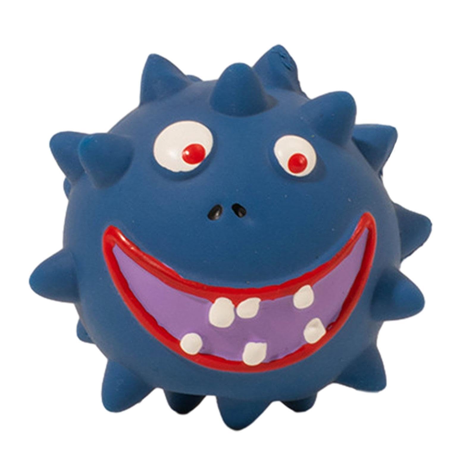 MYADDICTION Squeak Latex Dog Toy Cute Squeaky Toy for Small Medium Puppy Dogs Training Blue