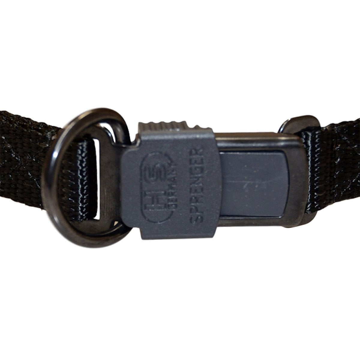 Herm Sprenger 19' Neck-Tech Nylon Style With Security Buckle And Black Finish, One Size
