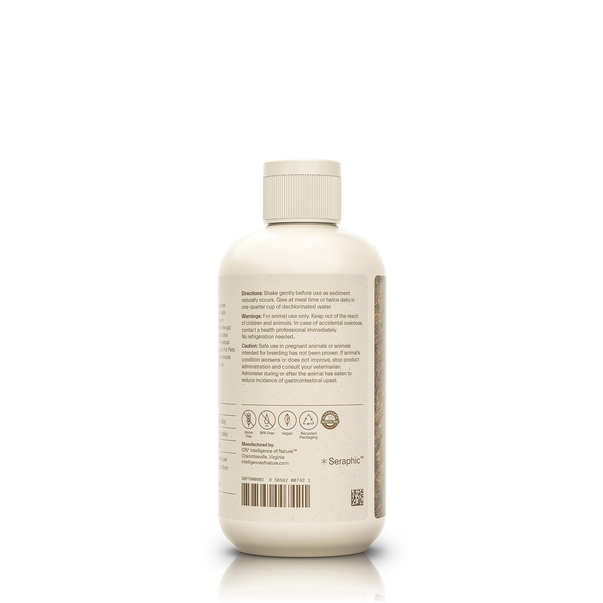 ION* Gut Support Liquid Probiotics for Dogs & Cats, 8 fl oz - Digestive Health & Skin Care for Pets