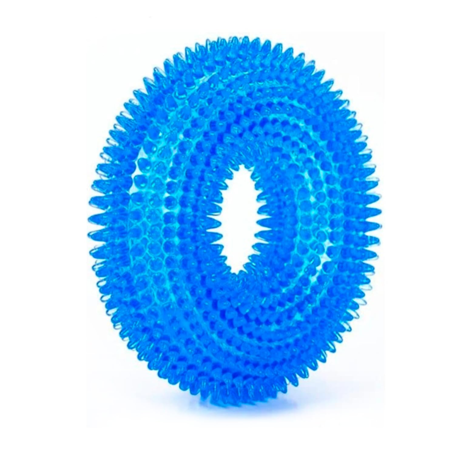 Petbabas Squeaky Ring Toy|Non Toxic and Durable Squeaky Ring Shaped Ring Toy |Soft Natural Rubber Toy for Chewing and Dentle Cl