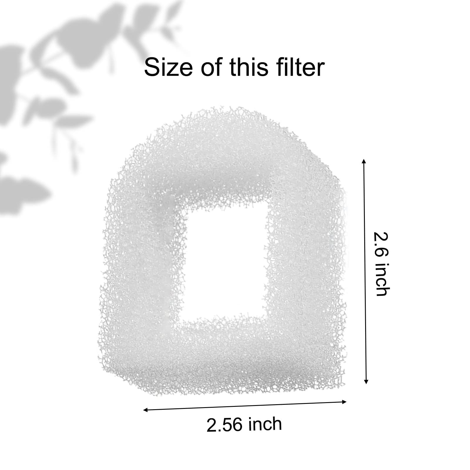 Cat Water Fountain Foam Filters, Compatible with Multiple Pet Fountain Dispenser Sponge Filters (12 Pcs)